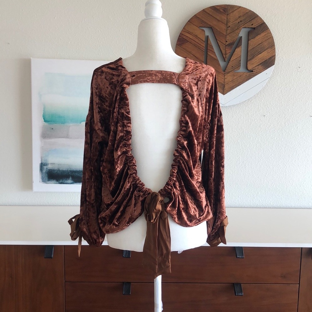 Crushed Velvet Top